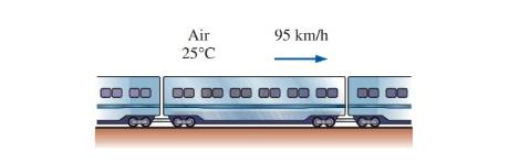 Chapter 11, Problem 51P, The top surface of the passenger car of a train moving at a velocity of 95 km/h is 2.1 m wide and 8 