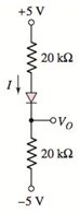 Chapter 1, Problem 1.48P, Repeat Problem 1.47 if the reversesaturation current for each diode isy IS=51014A . What is the , example  2