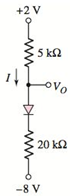 Chapter 1, Problem 1.48P, Repeat Problem 1.47 if the reversesaturation current for each diode isy IS=51014A . What is the , example  3