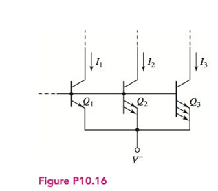 Chapter 10, Problem 10.16P, The values of for the transistors in Figure P10.16 are very large. (a) if is diode-connected with , example  8