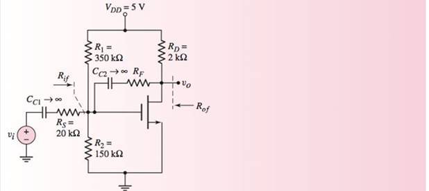 Chapter 12, Problem 12.13EP, Consider the circuit in Figure 12.39, with transistor parameters VTN=0.8V,Kn=1.5mA/V2, and =0.(a)(i) 