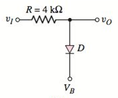 Chapter 2, Problem 2.33P, Each diode cutin voltage is 0.7 V for the circuits shown in Figure P2.33. (a) Plot O versus I over , example  2