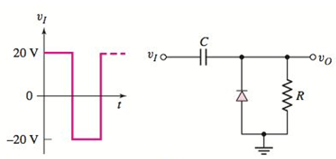 Chapter 2, Problem 2.39P, Sketch the steadystate output voltage O versus time for each circuit in Figure P2.39 with the input , example  1