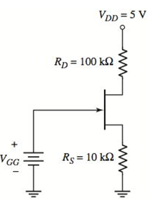 Chapter 3, Problem 3.17TYU, The nchannel enhancementmode MESFET in the circuit shown in Figure 3.67 has parameters Kn=50A/V2 and 