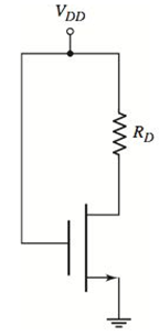 Chapter 3, Problem 3.27P, The transistor in the circuit in Figure P3.27 has parameters VTN=0.8V and Kn=0.25mA/V2 . Sketch the 