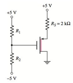 Chapter 3, Problem 3.41P, Design the circuit in Figure P3.41 so that VSD=2.5V . The current in the bias resistors should be no 