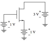 Chapter 3, Problem 3.5P, The threshold voltage of each transistor in Figure P3.5 is VTN=0.4V . Determine the region of , example  3