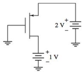 Chapter 3, Problem 3.6P, The threshold voltage of each transistor in Figure P3.6 is VTP=0.4V . Determine the region of , example  3