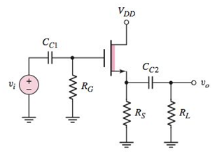 Chapter 4, Problem 4.43P, Consider the sourcefollower circuit shown in Figure P4.43. The most negative output signal voltage 