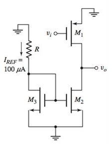 Chapter 4, Problem 4.62P, Consider the ac equivalent circuit of a CMOS commonsource amplifier shown in Figure P4.62. The 