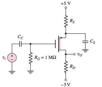 Chapter 4, Problem 4.7TYU, The parameters of the transistor shown in Figure 4.25 are: VTP=+0.8V , Kp=0.5mA/V2 , and =0.02V1 . 
