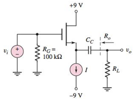Chapter 4, Problem 4.9TYU, The transistor in the sourcefollower circuit shown in Figure 4.31 is biased with a constant current 