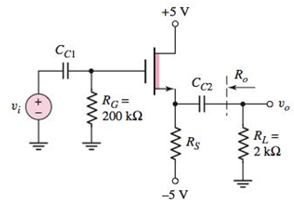 Chapter 4, Problem D4.39P, In the sourcefollower circuit in Figure P4.39 with a depletion NMOS transistor, the device 