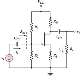 Chapter 4, Problem D4.76P, The parameters of the transistor in the JFET common-source amplifier shown in Figure P4.76 are: 