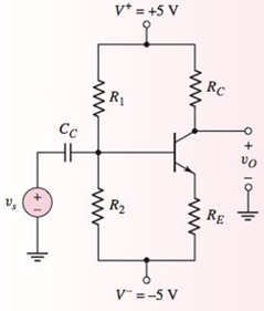 Chapter 5, Problem 5.17EP, Consider the circuit shown in Figure 5.58. The transistor parameters are =150 and VBE(on)=0.7V . The 