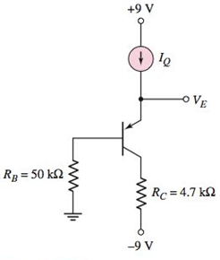 Chapter 5, Problem 5.27P, The transistor in the circuit shown in Figure P5.27 is biased with a constant current in the 