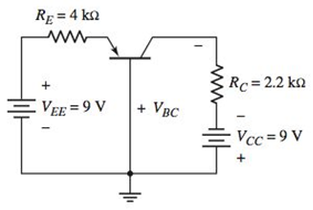 Chapter 5, Problem 5.37P, Consider the commonbase circuit shown in Figure P5.37. Assume the transistor alpha is =0.9920 . 