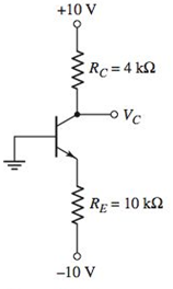 Chapter 5, Problem 5.9TYU, The bias voltages in the circuit shown in Figure 5.34 are V+=3.3V and V=3.3V . The measured value of 