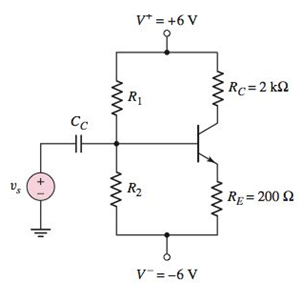 Chapter 5, Problem D5.62P, For the circuit shown in Figure P5.61, the bias voltages are changed to V+=3V and V=3V . (a) Design 