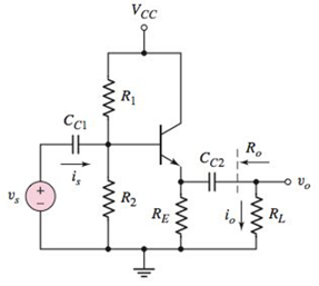 Chapter 6, Problem 6.54P, For the circuit in Figure P6.54, the parameters are VCC=5V and RE=500 . The transistor parameters 