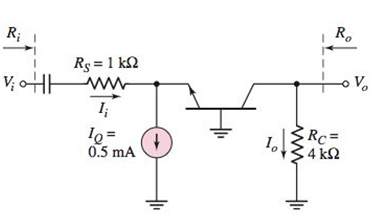 Chapter 6, Problem 6.61P, Consider the ac equivalent commonbase circuit shown in Figure P6.61. The transistor has parameters 