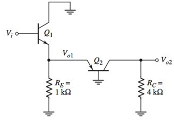 Chapter 6, Problem 6.73P, Consider the ac equivalent circuit in Figure P6.73. The transistor parameters are 1=120 , 2=80 , 