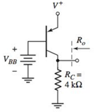 Chapter 6, Problem 6.8P, The parameters of each transistor in the circuits shown in Figure P6.8 are =130 , VA=80V , and , example  1