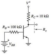 Chapter 6, Problem 6.8P, The parameters of each transistor in the circuits shown in Figure P6.8 are =130 , VA=80V , and , example  2