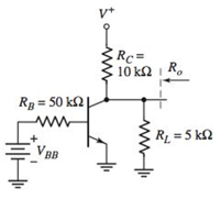 Chapter 6, Problem 6.8P, The parameters of each transistor in the circuits shown in Figure P6.8 are =130 , VA=80V , and , example  3