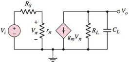 Chapter 7, Problem 7.2TYU, The equivalent circuit in Figure 7.14 has circuit parameters RS=100 , r=2.4k , gm=50mA/V , RL=10k , 