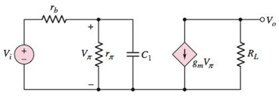 Chapter 7, Problem 7.48P, The circuit in Figure P7.48 is a hybrid  equivalent circuit including the resistance rb . (a) Derive 