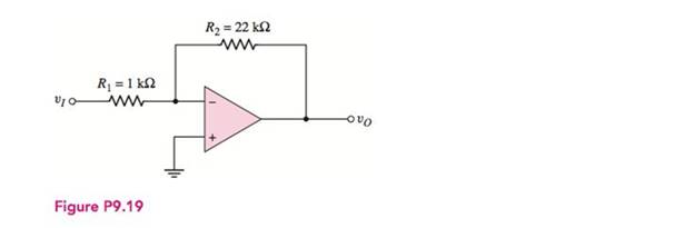 Chapter 9, Problem 9.19P, Consider the circuit shown in Figure P9.19. (a) Determine the ideal outputvoltage vo if vI=0.40V . 