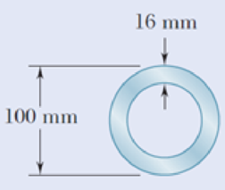 Chapter 10.1, Problem 9P, Determine the critical load of a pin-ended steel tube that is 5 m long and has a 100-mm outer 