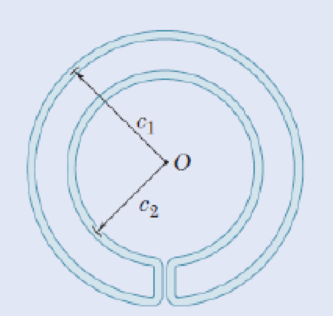 Chapter 3.10, Problem 147P, A cooling tube having the cross section shown is formed from a sheet of stainless steel of 3-mm 