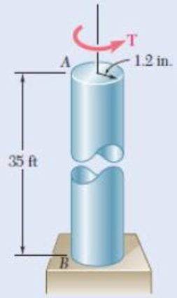Chapter 3.8, Problem 114P, The solid circular drill rod AB is made of a steel that is assumed to be elastoplastic with Y = 22 