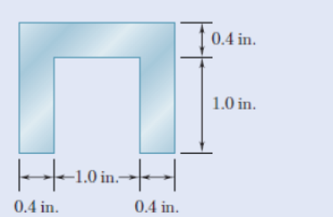 Chapter 4.6, Problem 84P, Determine the plastic moment Mp of a steel beam of the cross section shown, assuming the steel to be 