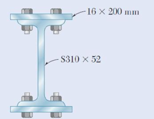 Chapter 6.2, Problem 5P, The American Standard rolled-steel beam shown has been reinforced by attaching to it two 16  200-mm 