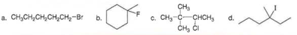 Chapter 7, Problem 7.1P, Classify each alkyl halide as 1 , 2, or 3. 