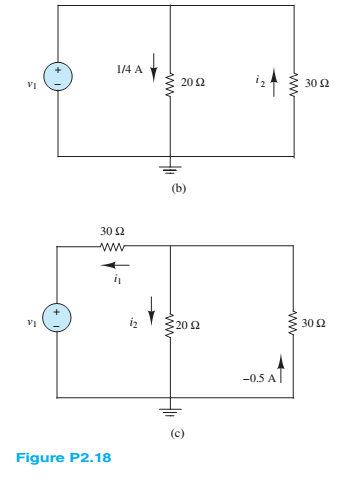 Chapter 2, Problem 2.18HP, In the circuits of Figure P2.18, the directions ofcurrent and polarities of voltage have already , example  2