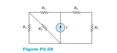 Chapter 2, Problem 2.58HP, For the circuit shown in Figure P2.58,find the equivalent resistance seen by the current source. How 