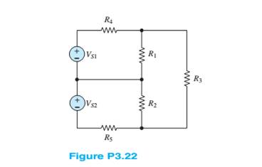Chapter 3, Problem 3.22HP, For the circuit of Figure P3.22 determine: a. The most efficient way to solve for the voltage a 
