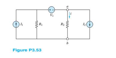Chapter 3, Problem 3.53HP, Find the Norton equivalent of the network seen by R2 in Figure P3.53. Use it and current division to 