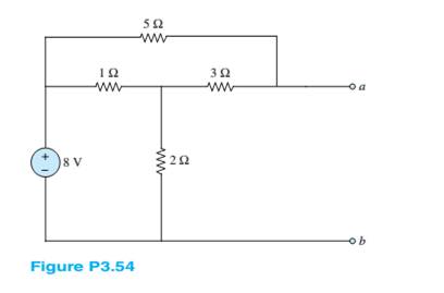 Chapter 3, Problem 3.54HP, Find the Norton equivalent of the network between nodes a andb in Figure P3.54. 