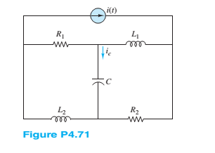 Chapter 4, Problem 4.71HP, Determine the Norton equivalent network seen by the capacitor in Figure P4.71. Use the result and 