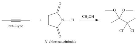 Chapter 11, Problem 11.59P, 11.59 N-Chlorosuccinimide (NCS) serves as a source of  in electrophilic addition reactions to 