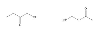 Chapter 14, Problem 14.52P, 14.52 Answer the following questions about each of the hydroxy ketones: -hydroxybutan--one (A) and 
