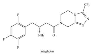 Chapter 17, Problem 17.14P, Problem 17.14 Januvia, the trade name for sitagliptin, was introduced in  for the treatment of type 
