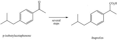 Chapter 18, Problem 18.31P, Problem 18.31 What steps are needed to convert benzene into p-isobutylacetophenone, a synthetic 