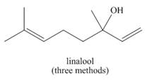Chapter 17.11, Problem 22P, Problem 20.24 Linalool (the Chapter 9 opening molecule) and lavandulol are two of the major , example  1