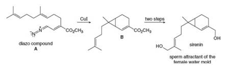 Chapter 24, Problem 45P, Although diazomethane  is often not a useful reagent for preparing cyclopropanes, other diazo 